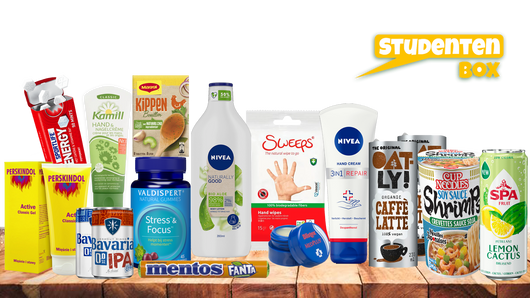Studentenbox december editie - €14,99 incl. thuisbezorgd op = op